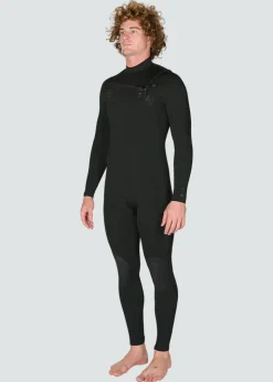 7 Seas 3-2 Full Chest Zip Wetsuit - Tonal Logos-Vissla Flash Sale