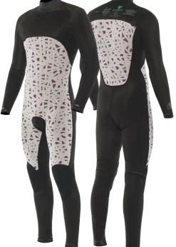 7 Seas 4-3 Full Chest Zip Wetsuit- No Logos-Vissla New