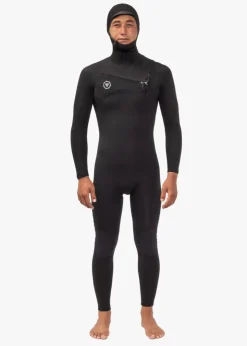 7 Seas 5-4-3 Full Hooded Chest Zip Wetsuit-Vissla Fashion