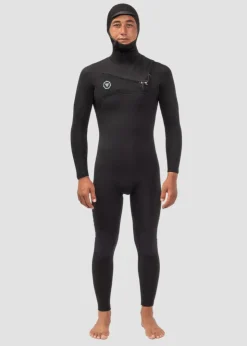 7 Seas 4-3 Full Hooded Chest Zip Wetsuit-Vissla Discount