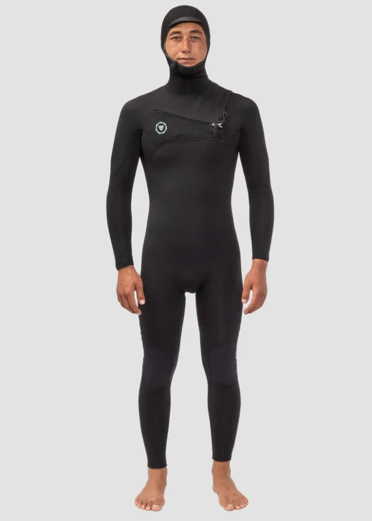 7 Seas 4-3 Full Hooded Chest Zip Wetsuit-Vissla Discount