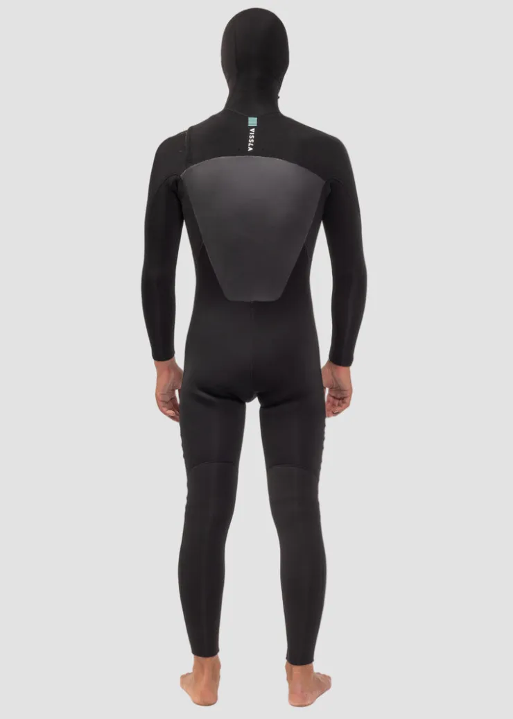 7 Seas 4-3 Full Hooded Chest Zip Wetsuit-Vissla Discount