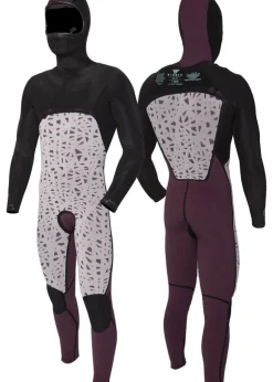 7 Seas 4-3 Full Hooded Chest Zip Wetsuit-Vissla Discount