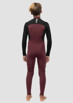 7 Seas Boys 4-3 Bolt Full Chest Zip Wetsuit-Vissla Cheap