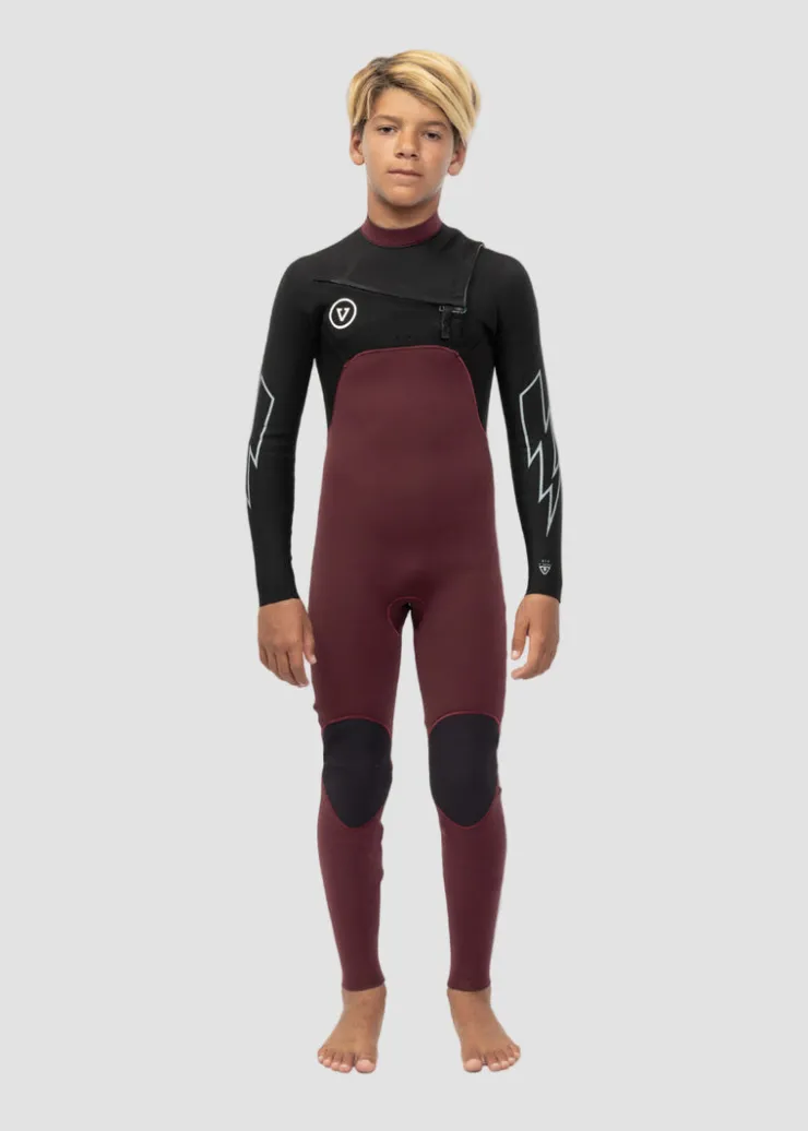 7 Seas Boys 3-2 Bolt Full Chest Zip Wetsuit-Vissla Online
