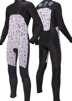 7 Seas Boys 4-3 Full Chest Zip Wetsuit-Vissla Fashion