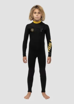 7 Seas Boys 4-3 Full Chest Zip Wetsuit-Vissla New