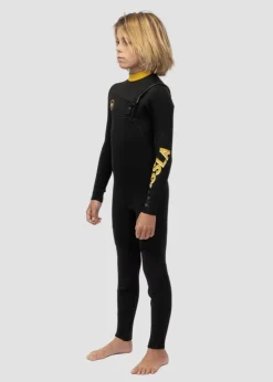 7 Seas Boys 4-3 Full Chest Zip Wetsuit-Vissla New