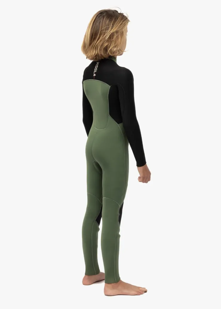 7 Seas Boys 4-3 Warbird Full Chest Zip Wetsuit-Vissla Online