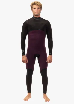 7 Seas Comp 3-2 Full Chest Zip Wetsuit-Vissla Cheap