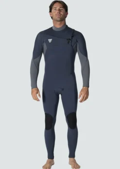 7 Seas Comp 4-3 Full Chest Zip Wetsuit-Vissla Cheap