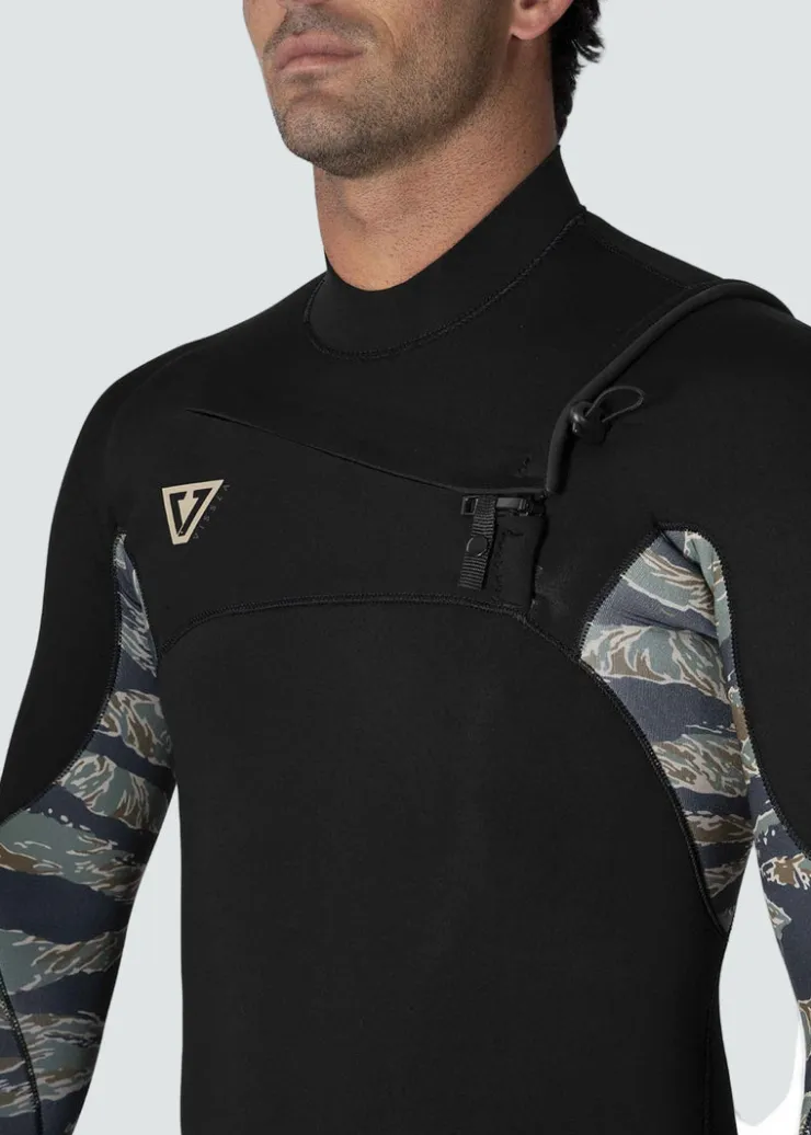 7 Seas Comp 4-3 Full Chest Zip Wetsuit-Vissla Store