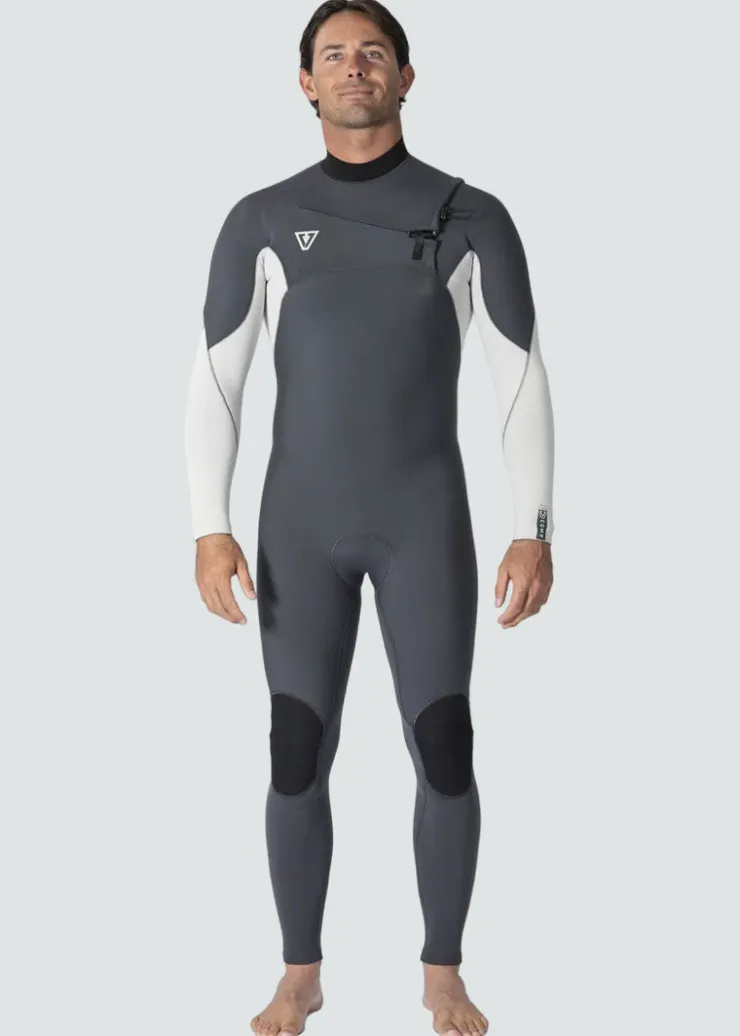 7 Seas Comp 4-3 Full Chest Zip Wetsuit-Vissla Flash Sale