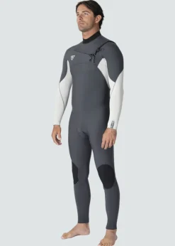 7 Seas Comp 4-3 Full Chest Zip Wetsuit-Vissla Flash Sale