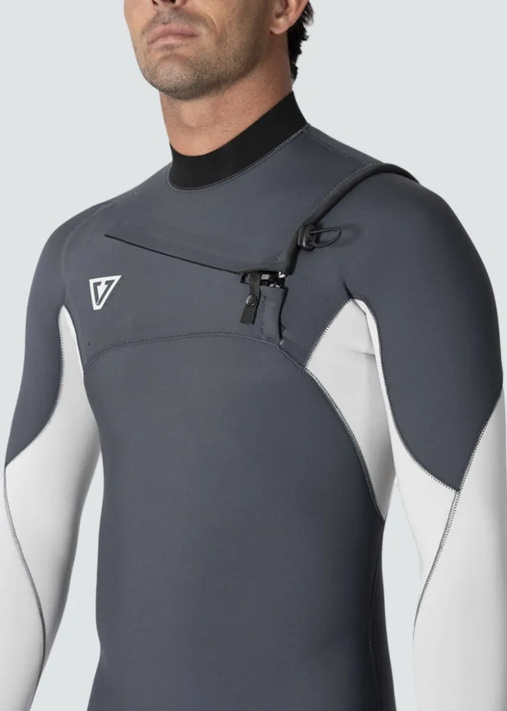 7 Seas Comp 4-3 Full Chest Zip Wetsuit-Vissla Flash Sale