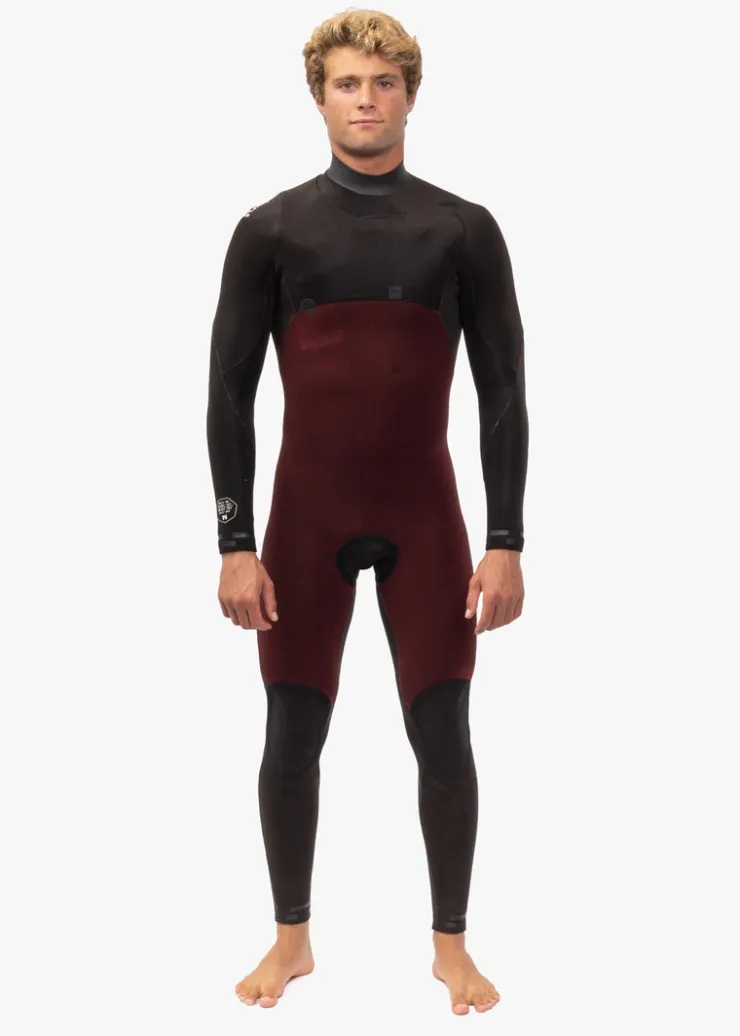 7 Seas Comp 2-2 Full Chest Zip Wetsuit-Vissla Cheap