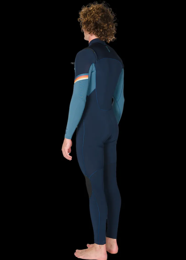 7 Seas Raditude 4-3 Full Chest Zip Wetsuit-Vissla Fashion