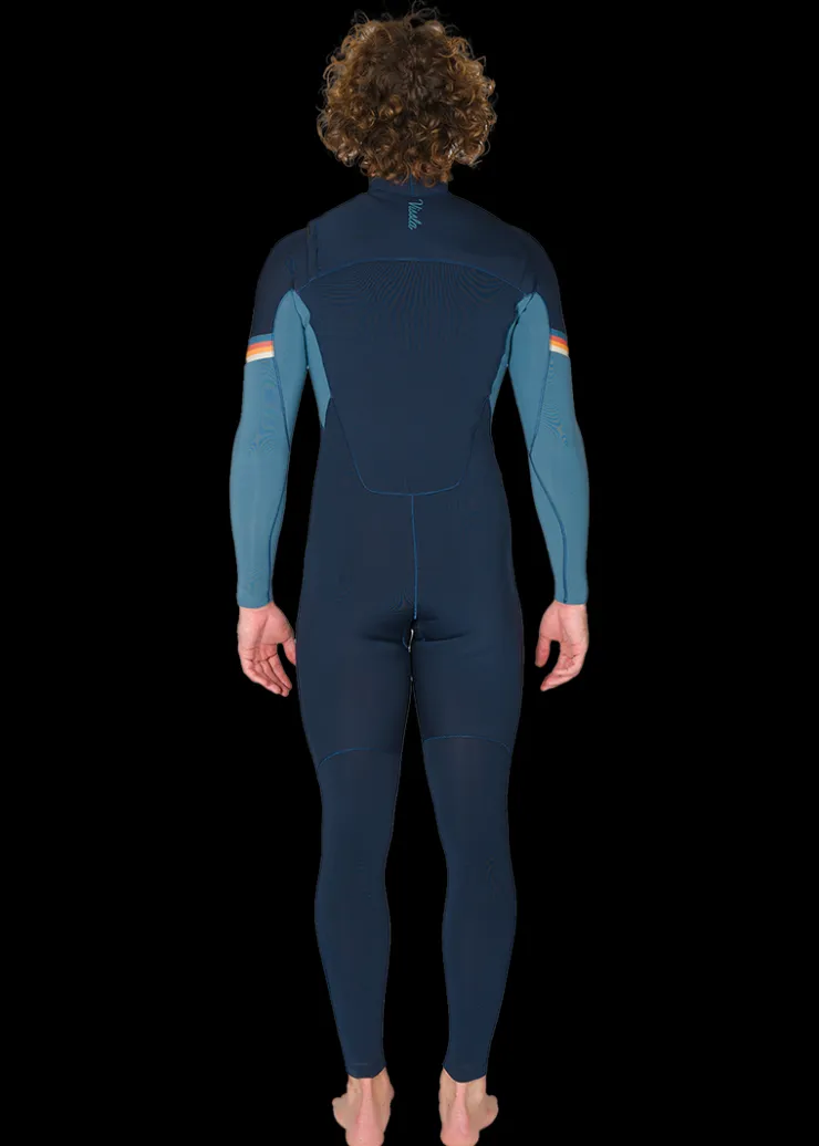 7 Seas Raditude 4-3 Full Chest Zip Wetsuit-Vissla Fashion