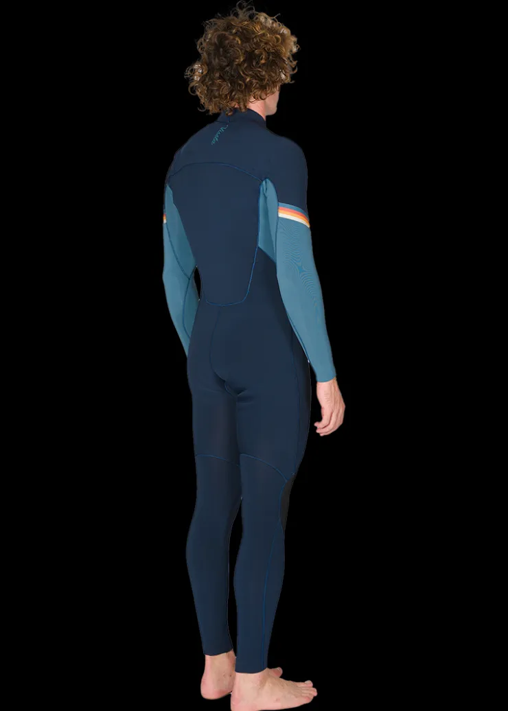 7 Seas Raditude 4-3 Full Chest Zip Wetsuit-Vissla Fashion