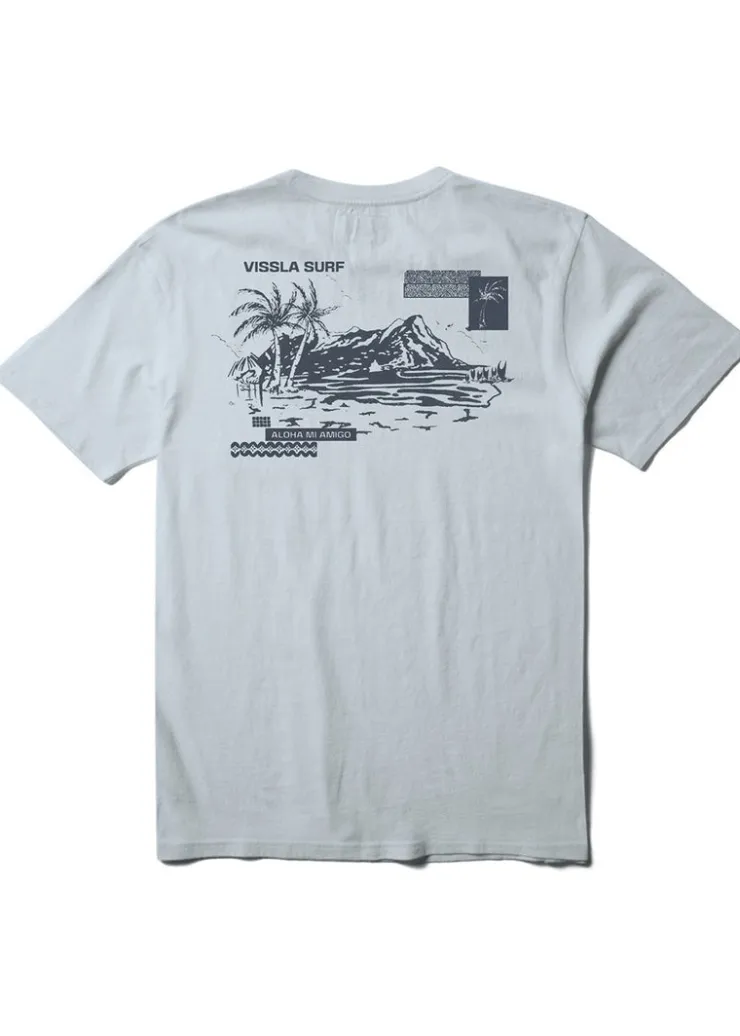 Diamond Haze Short Sleeve Pocket Tee-Vissla Outlet