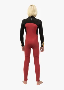 High Seas Boys Fire 3-2 Full Chest Zip Wetsuit-Vissla Cheap