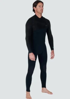 High Seas II 4-3 Full Chest Zip Wetsuit-Vissla Clearance