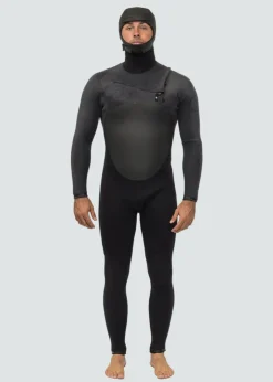 High Seas II 5-4 Full Hooded Chest Zip Wetsuit-Vissla Online
