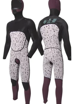 High Seas II 5-4 Full Hooded Chest Zip Wetsuit-Vissla Online