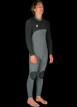 Natural Seas 4-3 Full Chest Zip Wetsuit-Vissla Sale