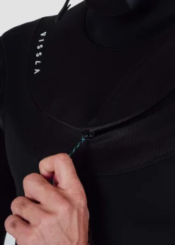 New Seas 5-4 Hooded U-Zip Wetsuit-Vissla Cheap