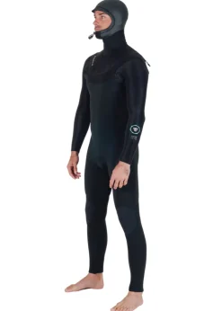 New Seas 4-3 Hooded U-Zip Wetsuit-Vissla Shop