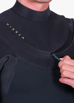 New Seas 4-3 U - Zip Wetsuit-Vissla New