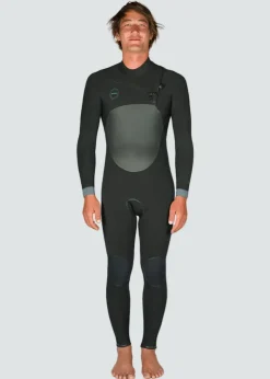 North Seas 3-2 Full Chest Zip Wetsuit-Vissla Fashion