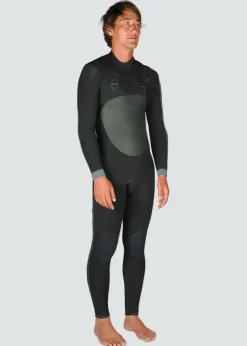 North Seas 3-2 Full Chest Zip Wetsuit-Vissla Fashion