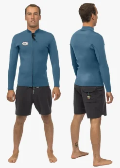 Solid Sets 2Mm Front Zip Wetsuit Jacket-Vissla Store