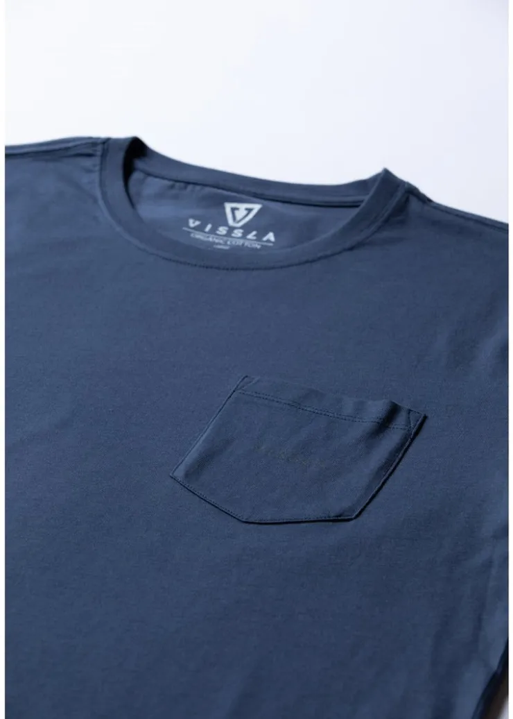 Vintage Premium Organic Pocket Tee-Vissla New
