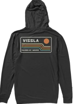 Wavelengths Comp Lite Eco Long Sleeve Hooded Performance Tee-Vissla Cheap